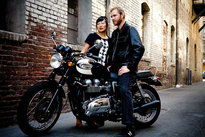 Laguna Beach Engagement Photography - Motorcylce