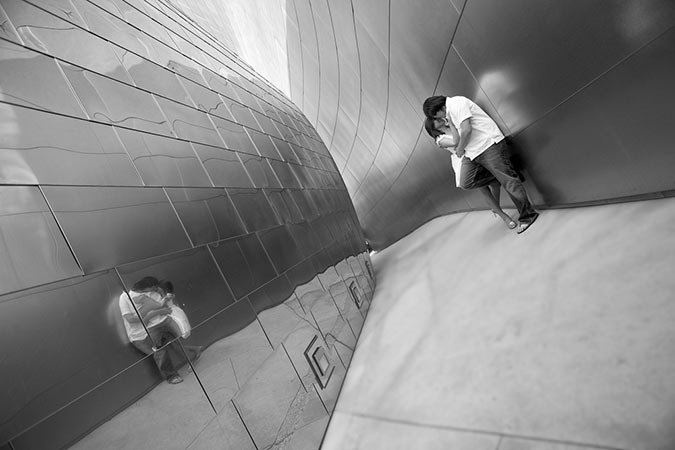 Walt Disney Concert Hall Wedding Engagement Photography - Los Angeles