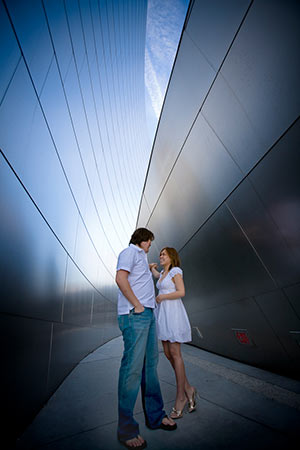 Walt Disney Concert Hall Wedding Engagement Photography - Los Angeles