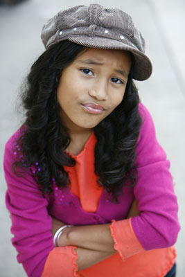 Headshots of comedian, actress Syd the Kid, Sydney Park strikes up some attitude in the Los Angeles area.