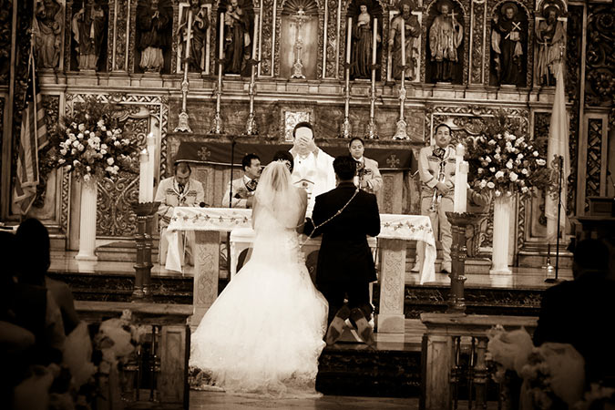 Wedding Photograph - Saint Vincent's Church Los Angeles