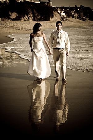 Shutters on the beach wedding photography - Santa Monica