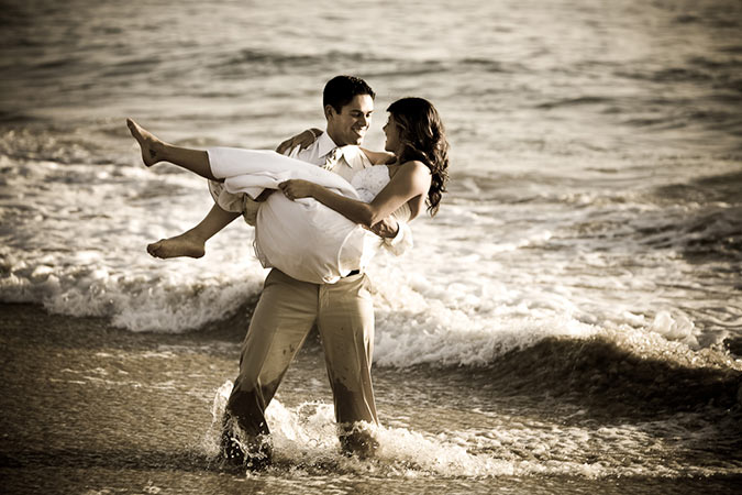 Shutters on the beach wedding photography - Santa Monica